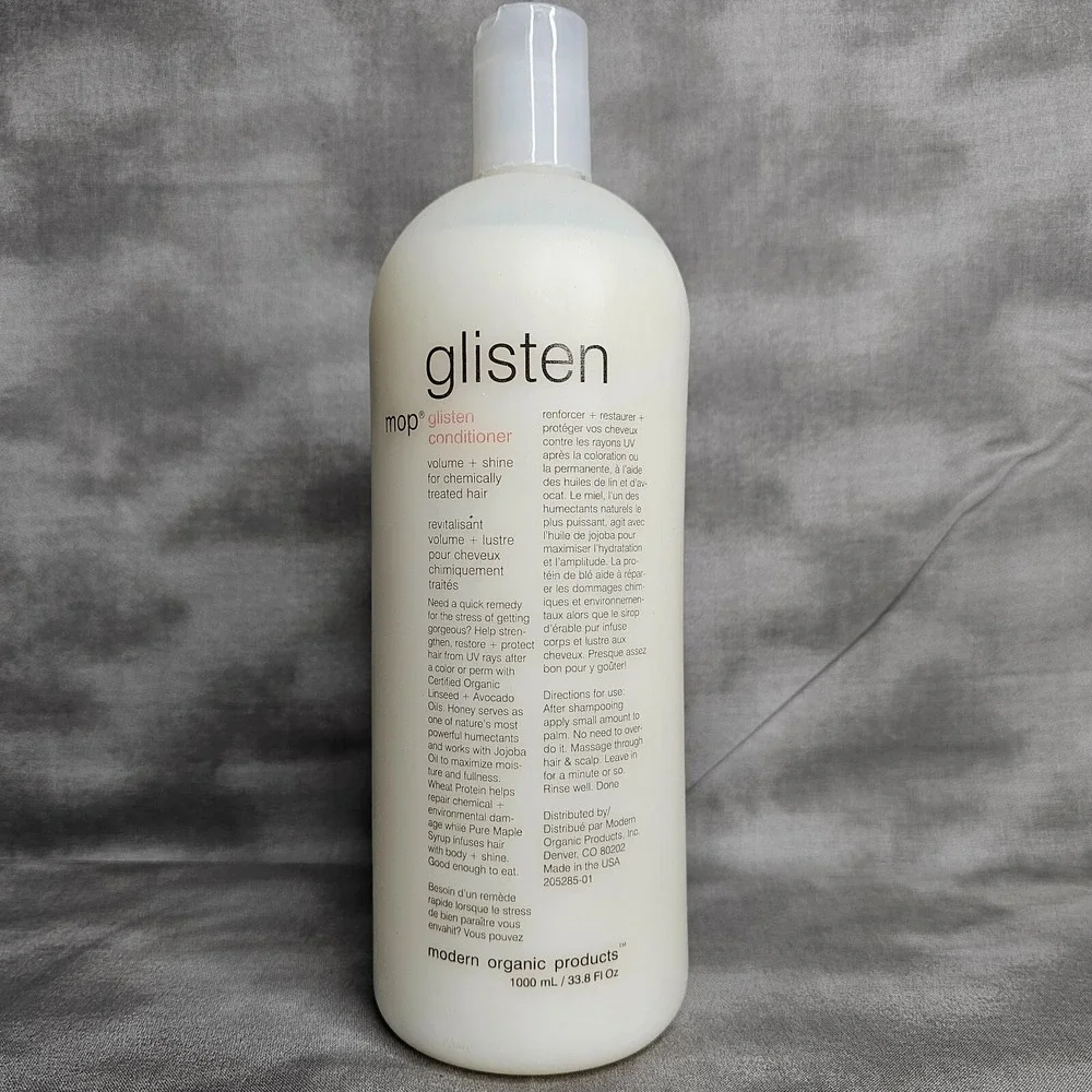 MOP Modern Organic Products Glisten Conditioner‎ Jumbo 33.8 oz HTF, NEW